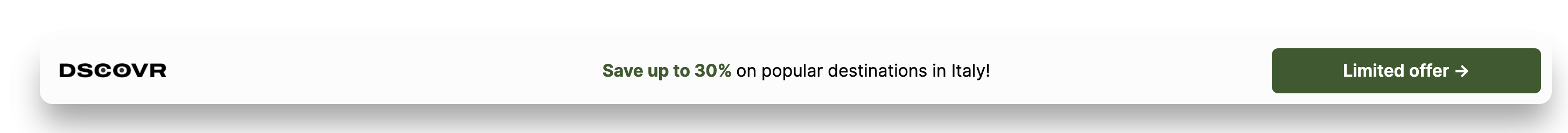 Example of a Pagecloud banner displayed on a web page